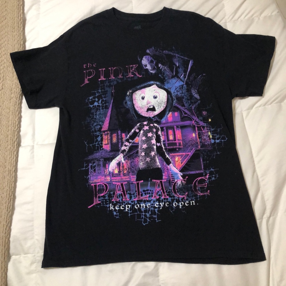 👻 The Pink Palace Graphic Tee - Black & Purple